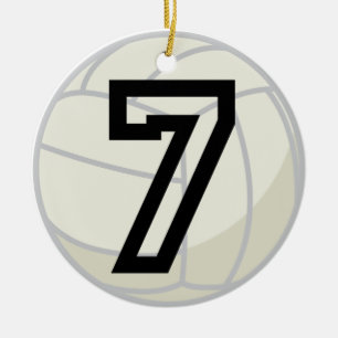 Volleyball Player Uniform nummer 7 Ornament