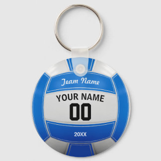 Volleyball Player's Name Year Team Blue Sleutelhanger