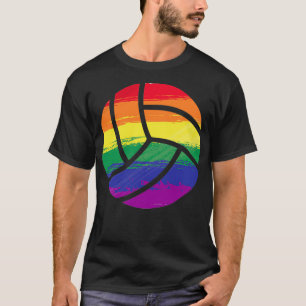 Volleyball Pride vlag 2 T-shirt