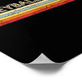 Volleyball Retro Cool Tiener Volwassenen Volleyb Poster (Hoek)