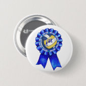 Volleyball Ribbons 1st Ronde Button 5,7 Cm (Voorkant /achterkant)