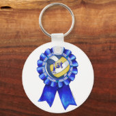 Volleyball Ribbons 1st Sleutelhanger (Voorkant)
