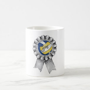 Volleyball Ribbons 3de Koffiemok
