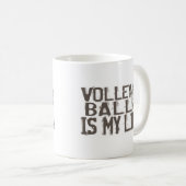 Volleyball Rocks Koffiemok (Voorkant rechts)
