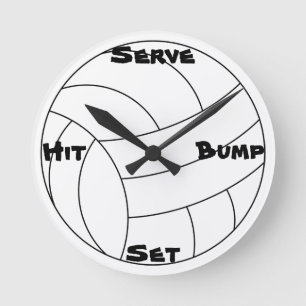 Volleyball Ronde Klok