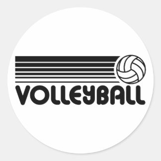 Volleyball Ronde Sticker