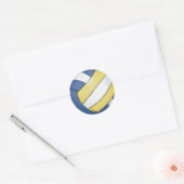 Volleyball Ronde Sticker (Envelop)