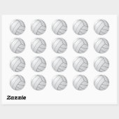 Volleyball Ronde Sticker (Vel)
