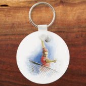 Volleyball Serve Sleutelhanger (Voorkant)