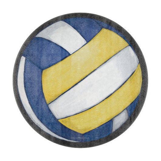 Volleyball Snijplank (Voorkant)
