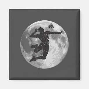 Volleyball Speler Coach Fan Volleybal Kind Man Magneet