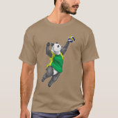 Volleyball-speler Panda Volleyball T-shirt (Voorkant)