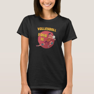 Volleyball Spike Player Coach Sports Gezegde T-shirt
