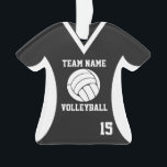 Volleyball Sport Jersey Noir avec photo<br><div class="desc">Maillot de volley-ball noir et blanc avec photo. Personnalisez avec la photo,  le nom,  l'équipe et la date de votre enfant.</div>