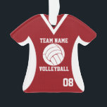 Volleyball Sport Jersey Rouge avec photo<br><div class="desc">Maillot de volley-ball rouge avec photo. Personnalisez avec la photo,  le nom,  l'équipe et la date de votre joueur.</div>