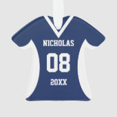 Volleyball Sports Jersey Blue (dos)
