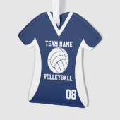 Volleyball Sports Jersey Blue avec photo (devant)
