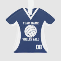 Volleyball Sports Jersey Blue avec photo