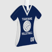 Volleyball Sports Jersey Blue avec photo (devant)