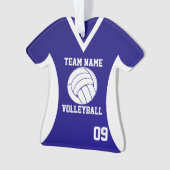 Volleyball Sports Jersey Royal avec photo (devant)