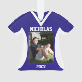 Volleyball Sports Jersey Royal avec photo (dos)