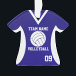 Volleyball Sports Jersey Royal avec photo<br><div class="desc">Maillot de volley-ball bleu royal avec photo. Personnalisez avec la photo,  le nom,  l'équipe et la date de votre joueur.</div>