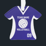 Volleyball Sports Jersey Royal avec photo<br><div class="desc">Maillot de volley-ball bleu royal avec photo. Personnalisez avec la photo,  le nom,  l'équipe et la date de votre joueur.</div>
