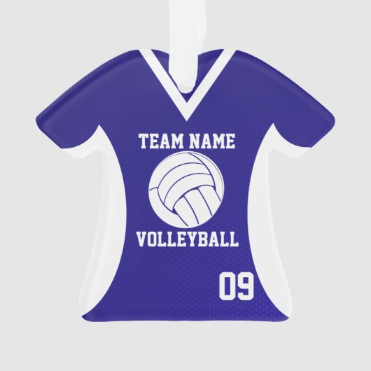 Volleyball Sports Jersey Royal avec photo (devant)