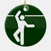 Volleyball Symbol Ornament (Achterkant)