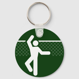 Volleyball Symbol Sleutelhanger