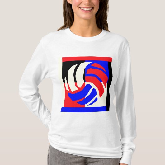 Volleyball T Shirt (Voorkant)