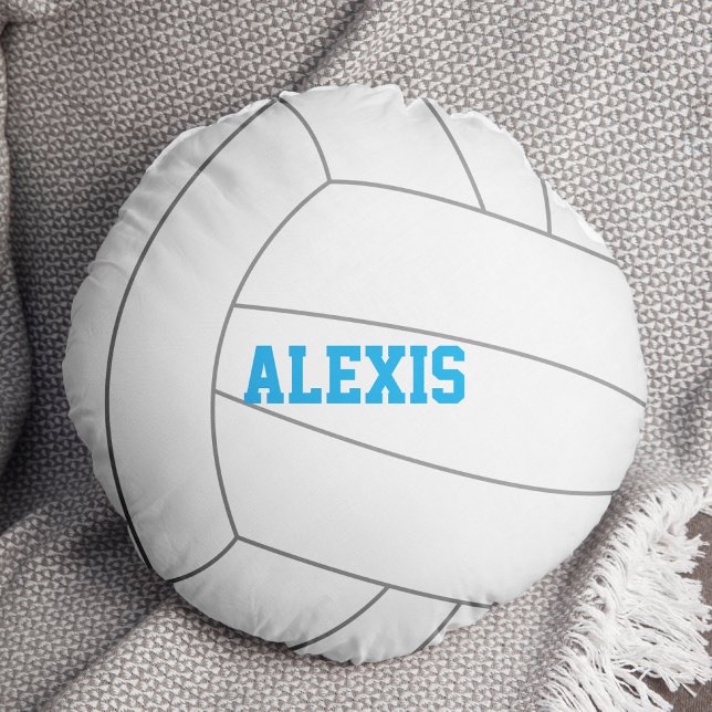 Volleyball Thema Rond Kussen (Creator heeft geüpload)