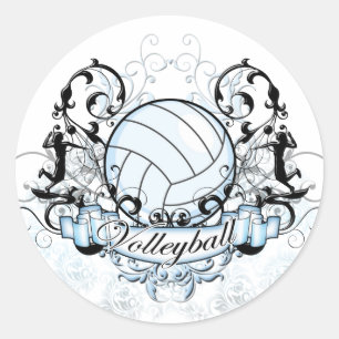 Volleyball Tribal Ronde Sticker