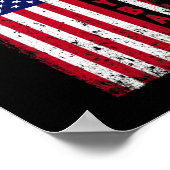 Volleyball USA Patriotic Poster (Hoek)