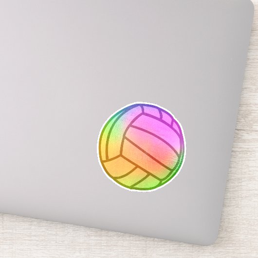 Volleyball Vinyl Sticker (Detail)