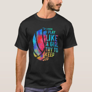 Volleyball voor meisjes Jeugdvolleybalspeler T-shirt