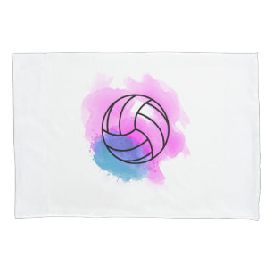 Volleyball-Waterverf Kussensloop