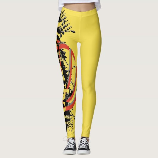 VolleybalLeggings Leggings (Voorkant)