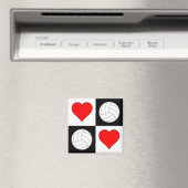 Volleyballen & het Decoratieve Magnet van het Patr Magneet (Insitu (Vaatwasser))