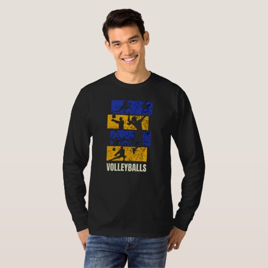 Volleyballen T-shirt (Voorkant volledig)
