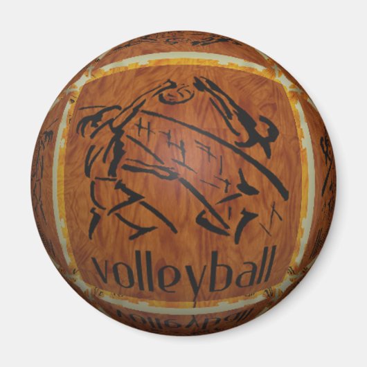 VOLLEYBALmagneet Magneet (Voorkant)