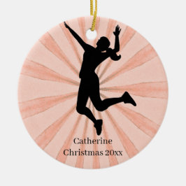 Volleybalnaam Keramisch Ornament