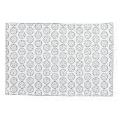 Volleybalpatroon Afdrukken KUSTGRONDKLEUR Kussensloop (Achterkant)