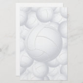 volleybalpool briefpapier (Voorkant / Achterkant)