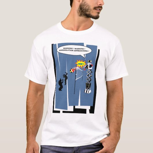 volleybalrobot t-shirt (Voorkant)