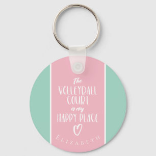 volleybalsleutelhanger voor roze muntmeisjes w naa sleutelhanger