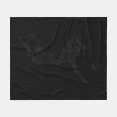 Volleybalspelborden JeugdMannen 6 Fleece Deken (Voorkant (Horizontaal))