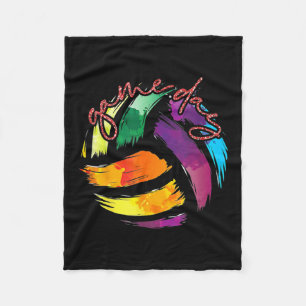 Volleybalspeldag — cadeaus voor volleybalovers fleece deken