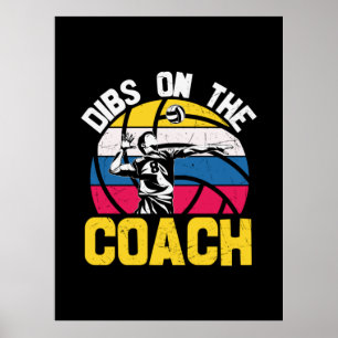 Volleybalspeler Bodemafdekking Poster