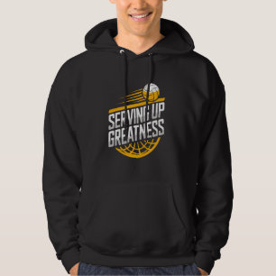 Volleybalspeler en fan Spike Serve Volleybal P Hoodie